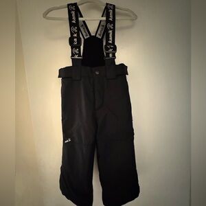 Kamik Toddler Black Ski Bibs